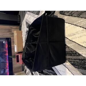 Black Multi-Compartment Collapsible Foldable Organizer Tote Bag